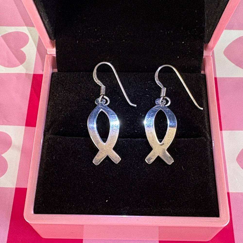 Vintage Sterling Silver earrings marked 925
